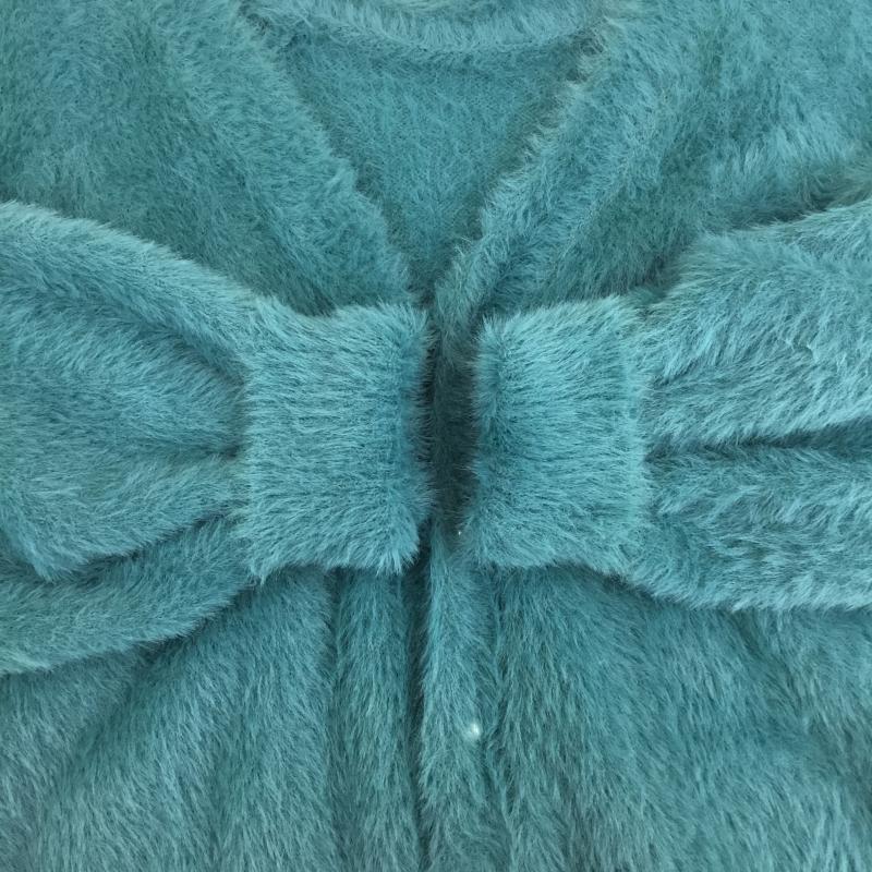 ロペピクニック ROPE  PICNIC カーディガン 長袖 GDK-5800-B 40 無地 緑 / グリーン /  レディース USED 古着 中古 10140942