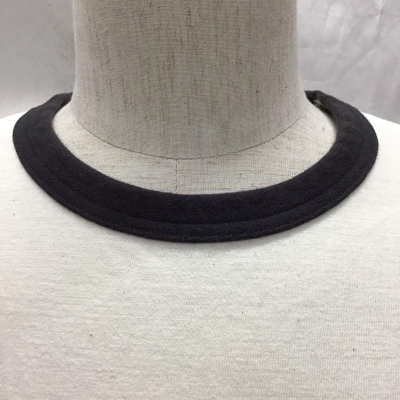 ネイバーフッド NEIGHBORHOOD Tシャツ 長袖 142ATNH-CSM05 リンガーTシャツ M ロゴ、文字 アイボリー / アイボリー / X 黒 / ブラック /  メンズ USED 古着 中古 10121223