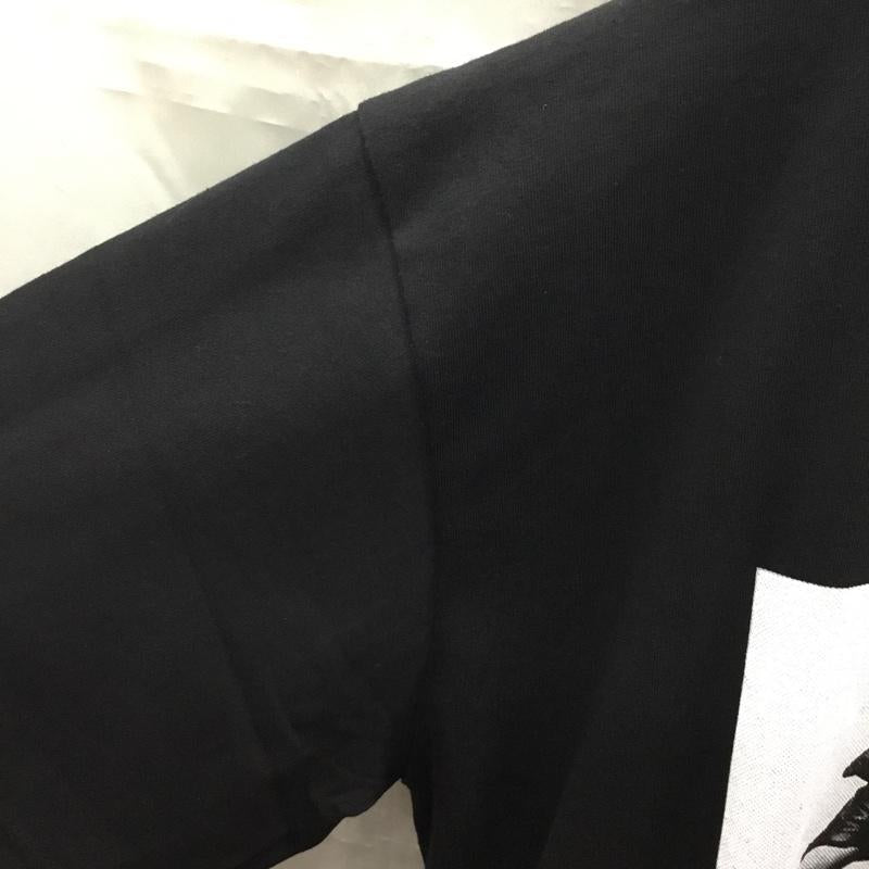 古着 USED Tシャツ 半袖 半袖カットソー プリントTシャツ クルーネックカットソー L プリント 黒 / ブラック /  メンズ USED 古着 中古 10108360