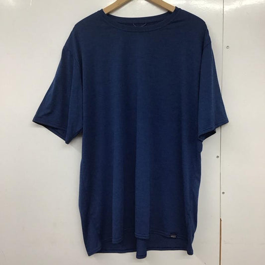 パタゴニア patagonia Tシャツ 半袖 XL 無地 青 / ブルー /  メンズ USED 古着 中古 10143308