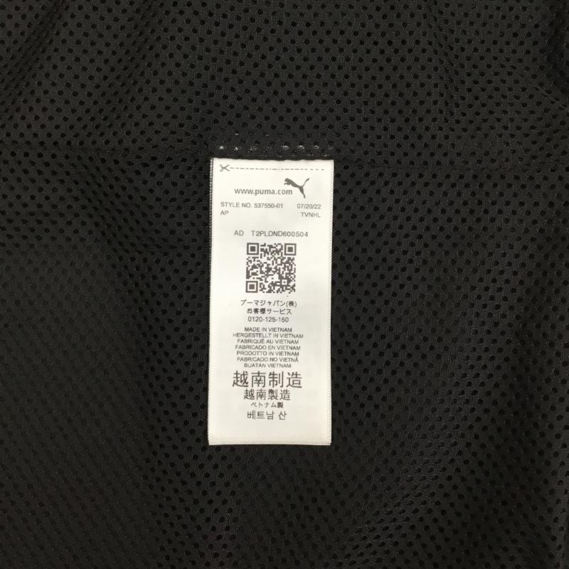 プーマ PUMA ジャケット、上着 ジャケット、ブレザー コーチジャケット　537550-01 L ロゴ、文字 黒 / ブラック /  メンズ USED 古着 中古 10136065