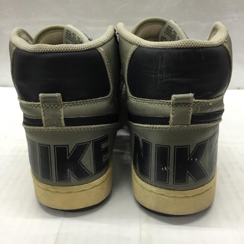 ナイキ NIKE スニーカー スニーカー 307147 041 TERMINATOR HIGH 2003年 復刻 27cm 27.0cm ロゴ、文字 灰 / グレー / X 紺 / ネイビー /  メンズ USED 古着 中古 10109382