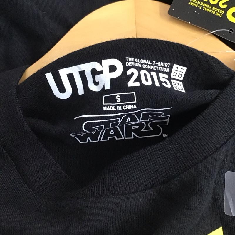 ユニクロ UNIQLO Tシャツ 半袖 341-157793 半袖Tシャツ プリントTシャツ スターウォーズ S プリント 黒 / ブラック /  メンズ USED 古着 中古 10137818