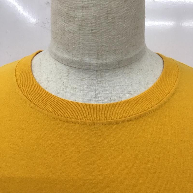 チャンピオン Champion Tシャツ 半袖 クルーネック M ワンポイント 橙 / オレンジ /  メンズ USED 古着 中古 10116804