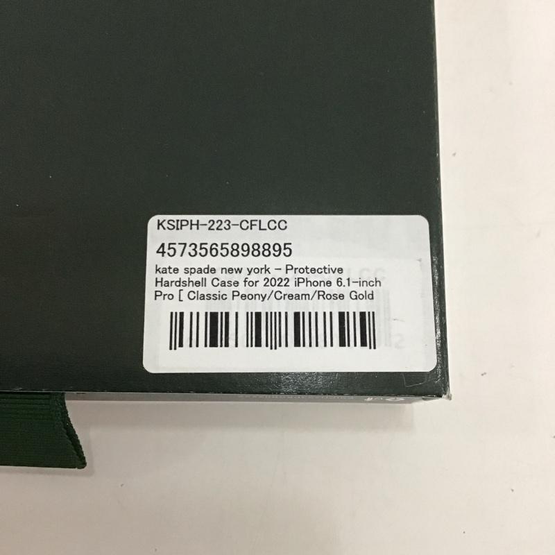 ケイトスペード Kate Spade ファッション小物 ファッション小物 KSIPH-223-CFLCC 保護ハードシェルケース Apple iPhone 14 Pro iPhoneケース ロゴ、文字 X 花柄 マルチカラー / マルチカラー /  レディース USED 古着 中古 10122760