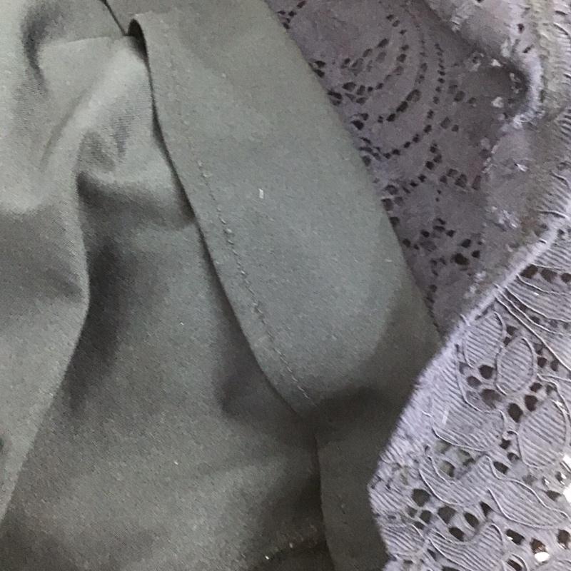 ザラ ZARA ワンピース ミニスカート XS 無地 紺 / ネイビー /  レディース USED 古着 中古 10148431