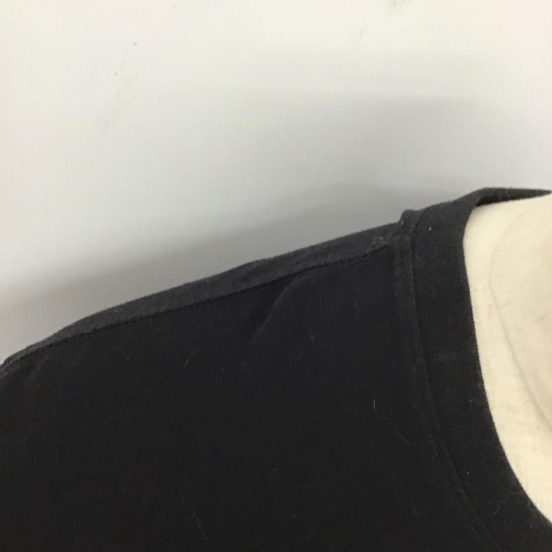 ステューシー STUSSY Tシャツ 半袖 半袖カットソー プリントTシャツ クルーネックカットソー L プリント 黒 / ブラック /  メンズ USED 古着 中古 10126634