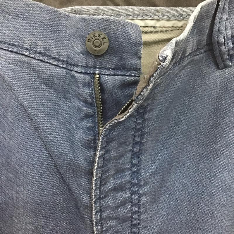 ディーゼル DIESEL パンツ デニム、ジーンズ カジュアルジーンズ ストレートパンツ ストレッチジーンズ 32インチ 無地 紺 / ネイビー /  メンズ USED 古着 中古 10107190