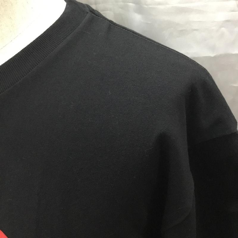 アベイシングエイプ A BATHING APE Tシャツ 半袖 半袖カットソー プリントTシャツ クルーネックカットソー XL プリント 黒 / ブラック /  メンズ USED 古着 中古 10117531