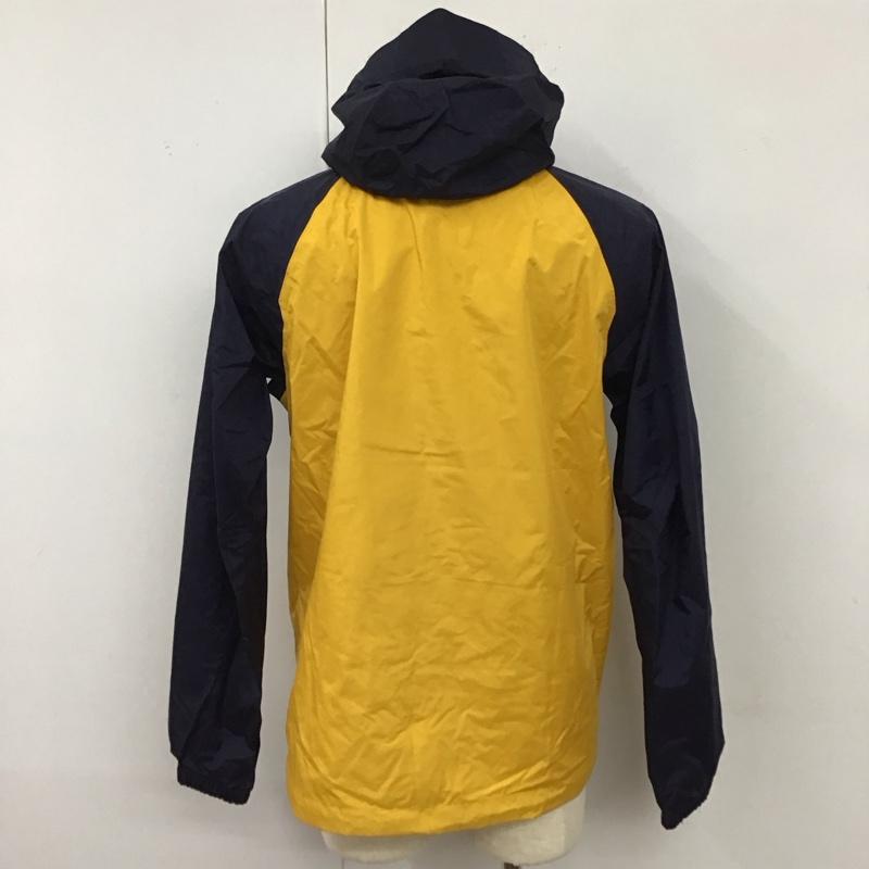 パタゴニア patagonia ジャケット、上着 ジャンパー、ブルゾン 83932sp18 ナイロンパーカー ジップアップパーカー ジャケット S ロゴ、文字 黄 / イエロー / X 紺 / ネイビー /  メンズ USED 古着 中古 10120004