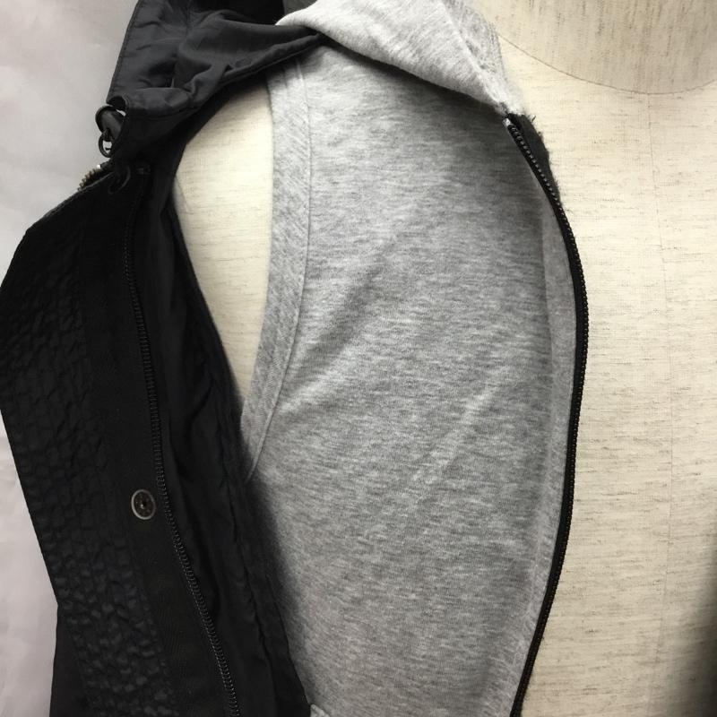 バーバリーブラックレーベル BURBERRY BLACK LABEL ジャケット、上着 ジャンパー、ブルゾン ジップアップジャケット ジャンパー ジャケット カジュアルジャケット アウター L 無地 黒 / ブラック /  メンズ USED 古着 中古 10108236