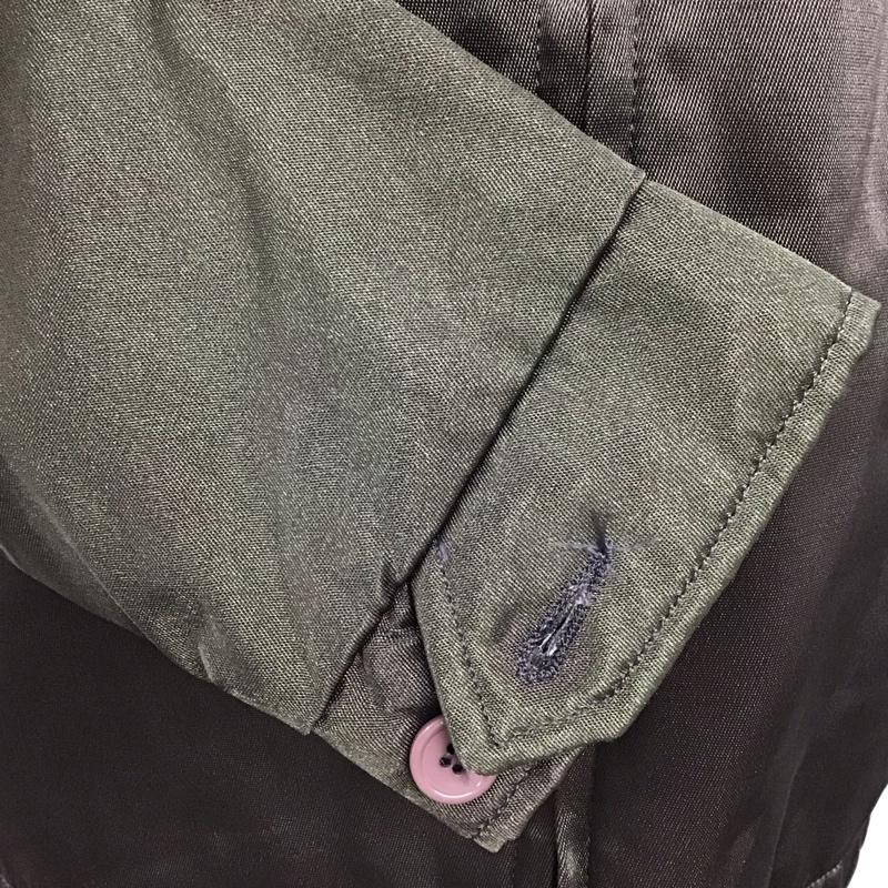 アルファインダストリー Alpha Industries ジャケット、上着 ジャンパー、ブルゾン ジップアップジャケット ジャンパー ジャケット カジュアルジャケット アウター 40 ロゴ、文字 カーキ / カーキ /  メンズ USED 古着 中古 10121463