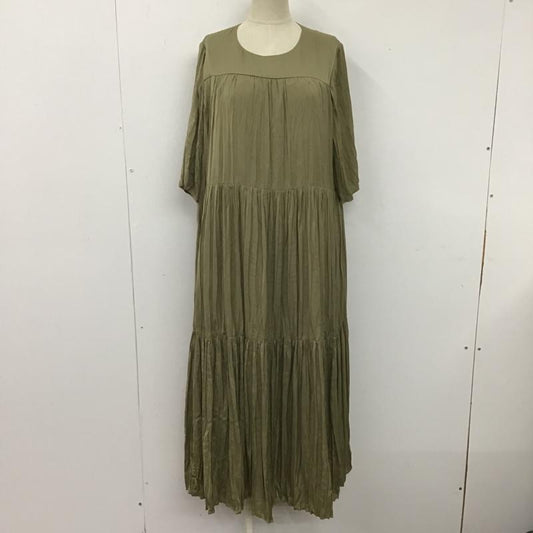 アーバンリサーチ URBAN RESEARCH ワンピース ロングスカート FREE 無地 カーキ / カーキ /  レディース USED 古着 中古 10106105