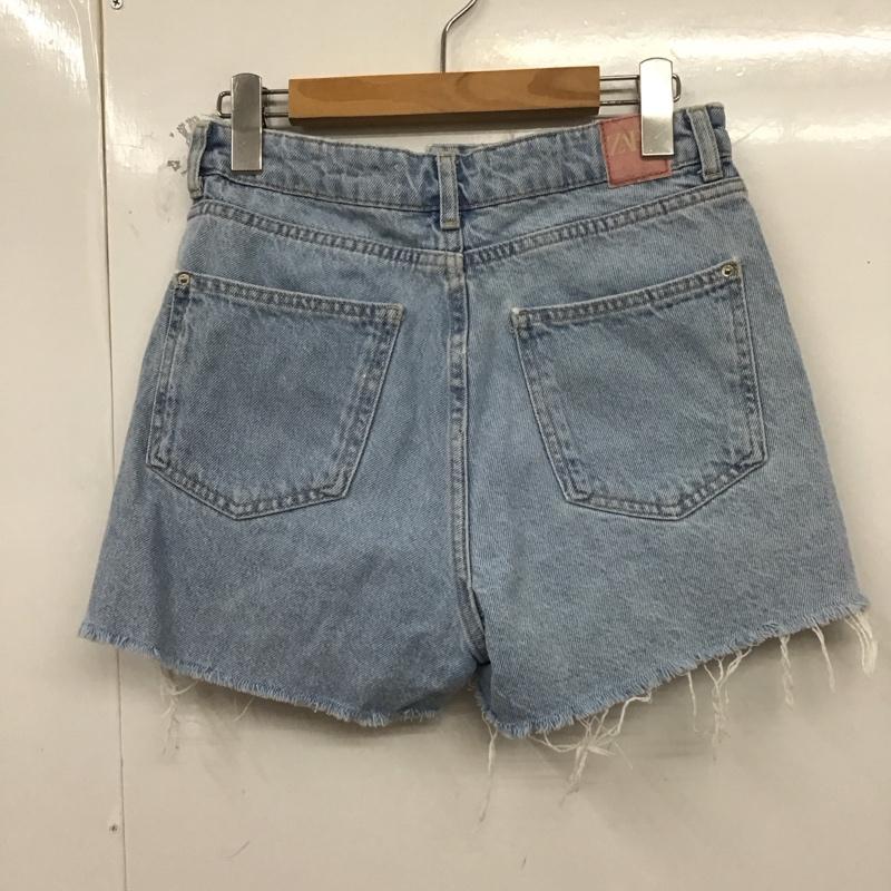 ザラ ZARA パンツ ショートパンツ デニムショートパンツ S 無地 水色 / ライトブルー /  レディース USED 古着 中古 10129865