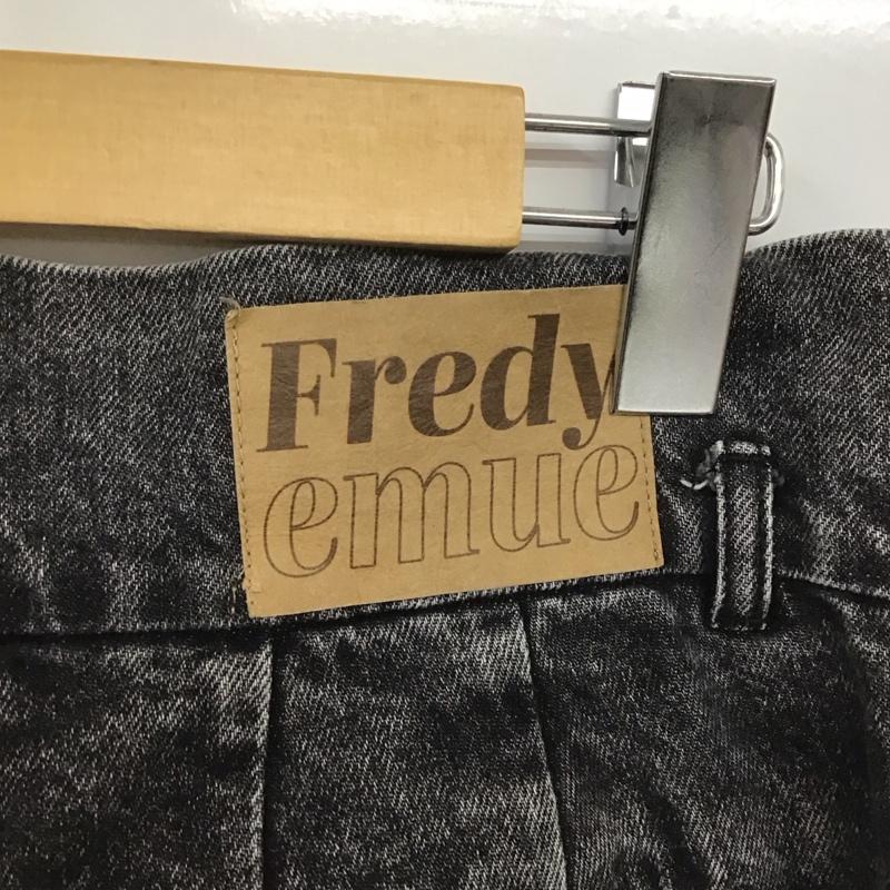 フレディ エミュ fredy emue パンツ デニム、ジーンズ 03-0330-5-29-009 36 無地 黒 / ブラック /  レディース USED 古着 中古 10134706
