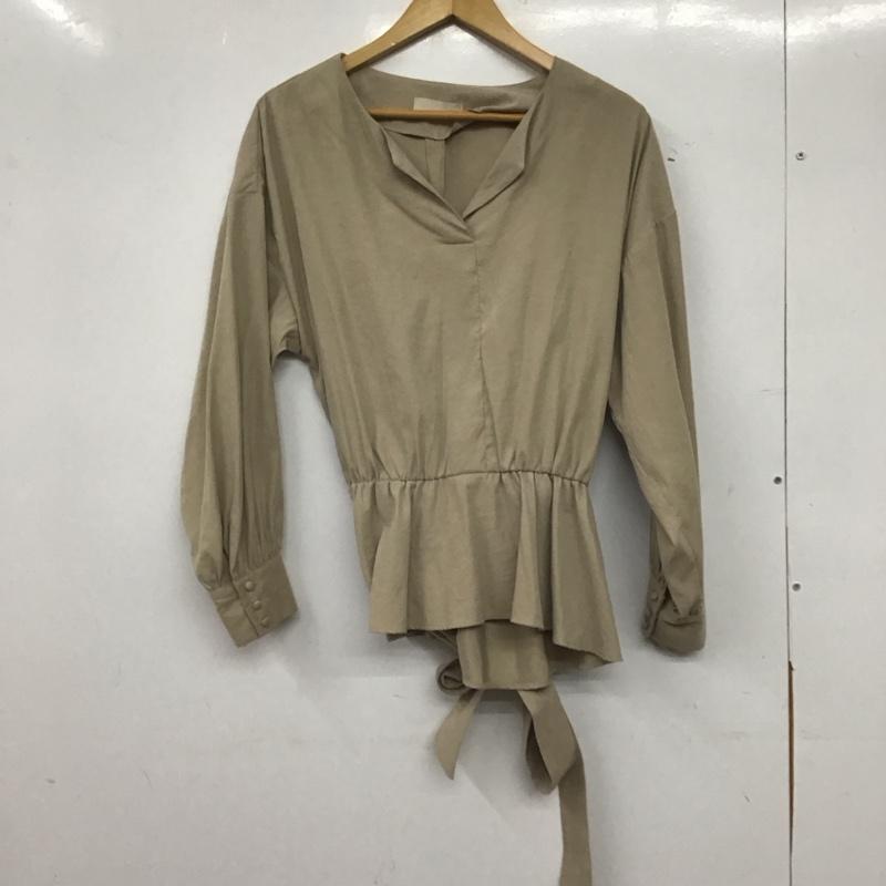 フリーズマート FREE S MART シャツ、ブラウス 長袖 FREE 無地 ベージュ / ベージュ /  レディース USED 古着 中古 10144992