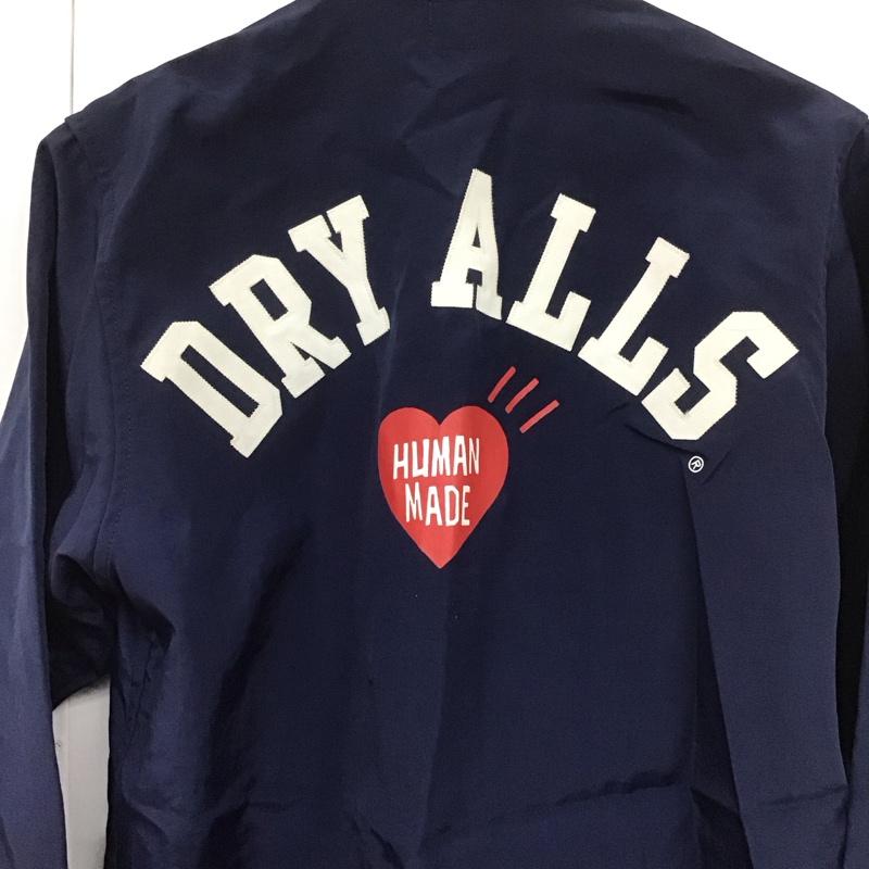 ヒューマンメード HUMAN MADE ジャケット、上着 ジャケット、ブレザー ナイロンジャケット コーチジャケット S ロゴ、文字 紺 / ネイビー /  メンズ USED 古着 中古 10107557
