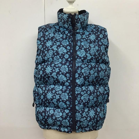 ポロジーンズカンパニー POLOJEANSCO. ベスト ベスト ダウンベスト S 総柄 青 / ブルー /  レディース USED 古着 中古 10121173