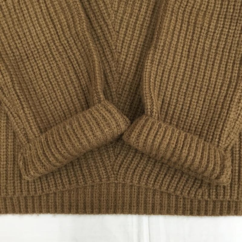ロペピクニック ROPE  PICNIC ニット、セーター 長袖 GDM-59780 40 無地 茶 / ブラウン /  レディース USED 古着 中古 10142853