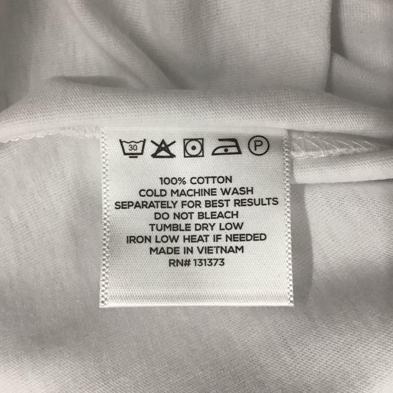 サタデーズサーフニューヨークシティー SATURDAYS SURF NYC Tシャツ 半袖 半袖カットソー プリントTシャツ クルーネックカットソー M ロゴ、文字 白 / ホワイト /  メンズ USED 古着 中古 10114116