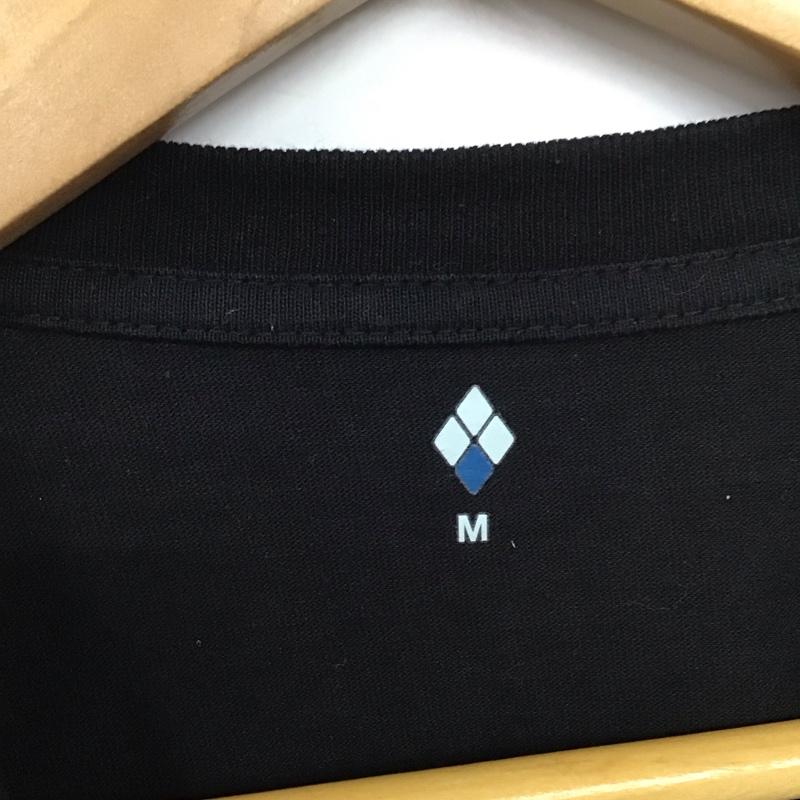モンベル mont-bell カットソー 長袖 2104725 ペアスキンコットンロングスリーブT クルーネックカットソー プリントTシャツ M ロゴ、文字 黒 / ブラック /  メンズ USED 古着 中古 10131108