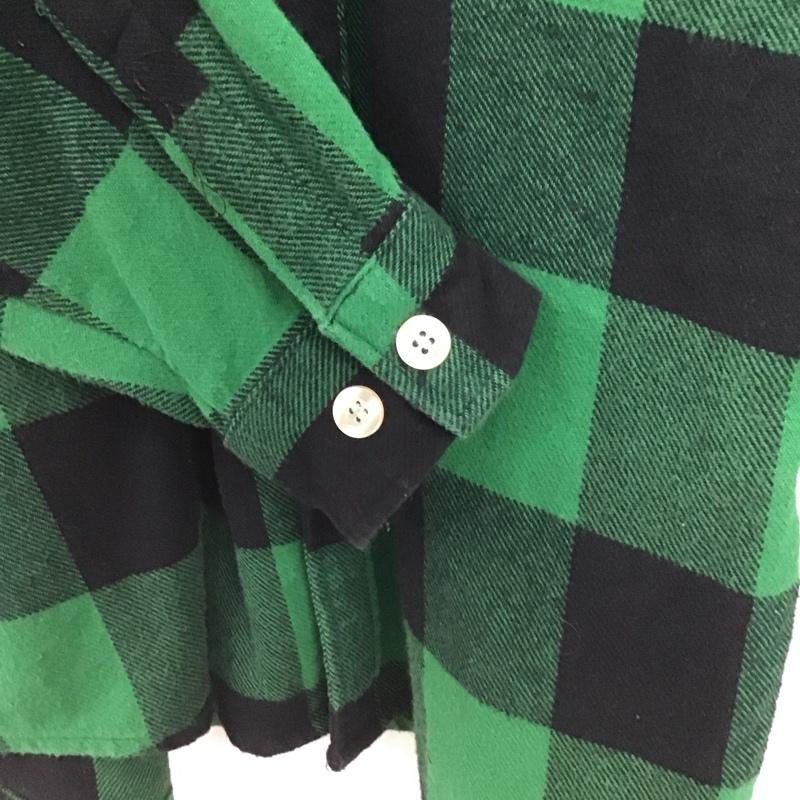 ロスコ ROTHCO シャツ、ブラウス 長袖 長袖シャツ チェックシャツ カラーシャツ 厚手 M チェック 黒 / ブラック / X 緑 / グリーン /  メンズ USED 古着 中古 10148229