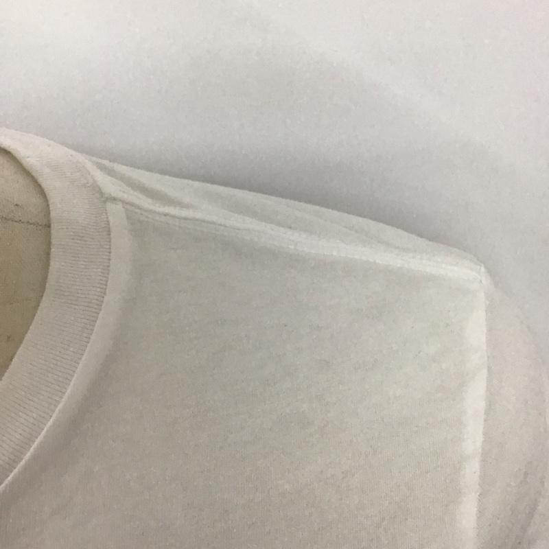 トミーヒルフィガー TOMMY HILFIGER Tシャツ 半袖 半袖カットソー プリントTシャツ クルーネックカットソー M ロゴ、文字 白 / ホワイト /  メンズ USED 古着 中古 10127635