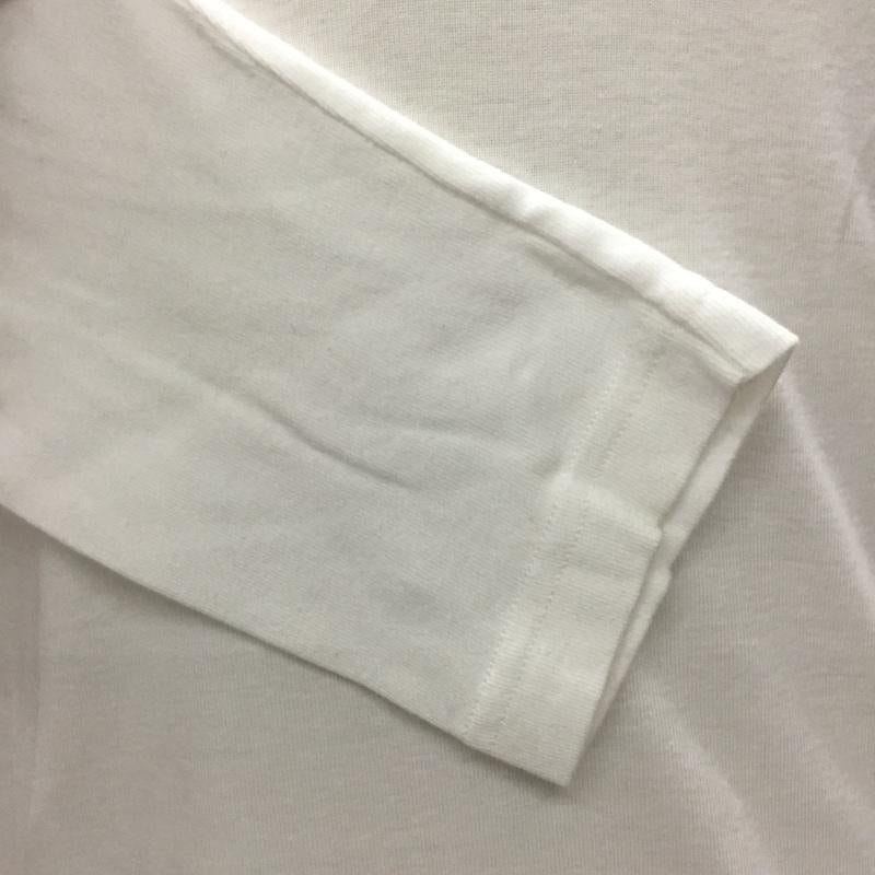 キリュウキリュウ kiryuyrik カットソー 長袖 長袖カットソー クルーネックカットソー ロングスリーブカットソー プリントTシャツ S ロゴ、文字 白 / ホワイト /  メンズ USED 古着 中古 10120705