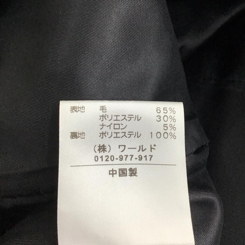 オペークドットクリップ OPAQUE.CLIP ジャケット、上着 ジャケット、ブレザー 637-45005 ノーカラージャケット L 無地 黒 / ブラック /  レディース USED 古着 中古 10121132