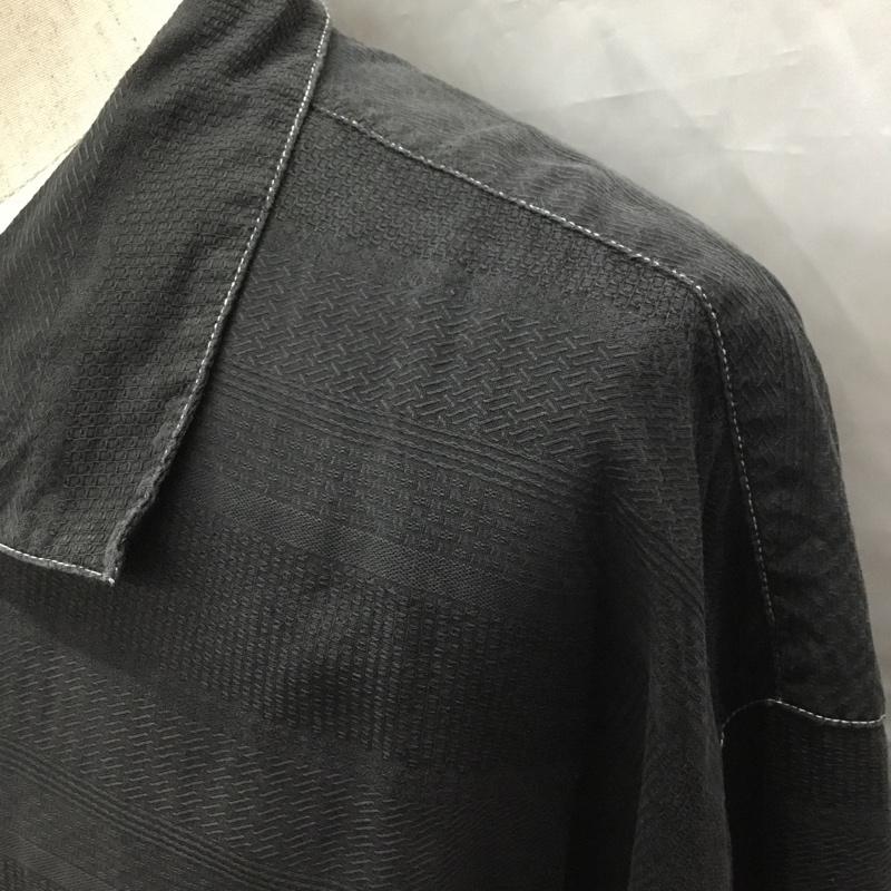 トミーバハマ Tommy Bahama シャツ、ブラウス 半袖 半袖シャツ カラーシャツ 半袖カットソー ポケットシャツ XXL 総柄 黒 / ブラック /  メンズ USED 古着 中古 10114842