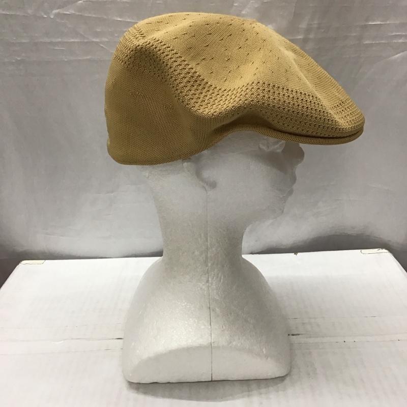 カンゴール KANGOL 帽子 ハンチング 0290BC Tropic 504 Ventair ロゴ、文字 ベージュ / ベージュ /  メンズ USED 古着 中古 10120890