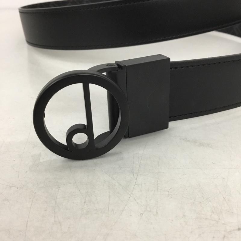 ダンヒル DUNHILL ベルト・バックル ベルト リバーシブル 無地 黒 / ブラック /  メンズ USED 古着 中古 10142133