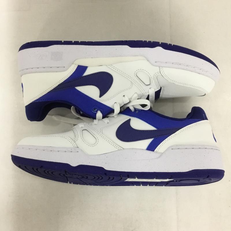 ナイキ NIKE スニーカー スニーカー FB1362-104 FULL FORCE LOW 27cm 27.0cm ロゴ、文字 白 / ホワイト / X 青 / ブルー /  メンズ USED 古着 中古 10140160