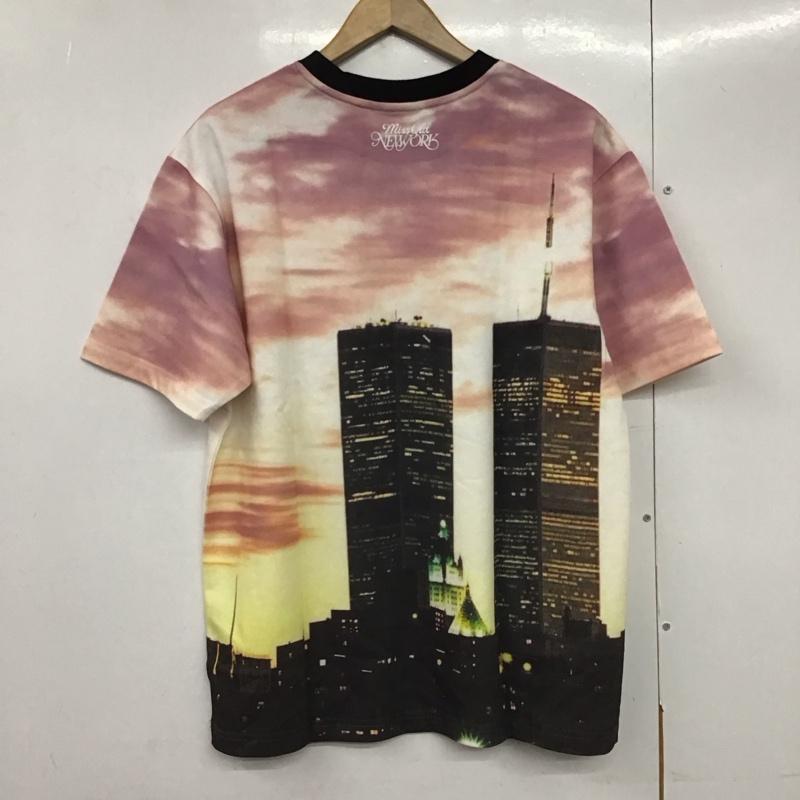ラファイエット Lafayette Tシャツ 半袖 半袖カットソー プリントTシャツ クルーネックカットソー M プリント マルチカラー / マルチカラー /  メンズ USED 古着 中古 10141675