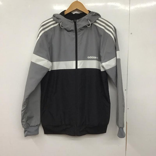 アディダスオリジナルス adidas originals ジャケット、上着 ジャンパー、ブルゾン ay7758 イタスカリバーシブルウィンドブレーカー ジップアップジャケット L ロゴ、文字 黒 / ブラック /  メンズ USED 古着 中古 10147841