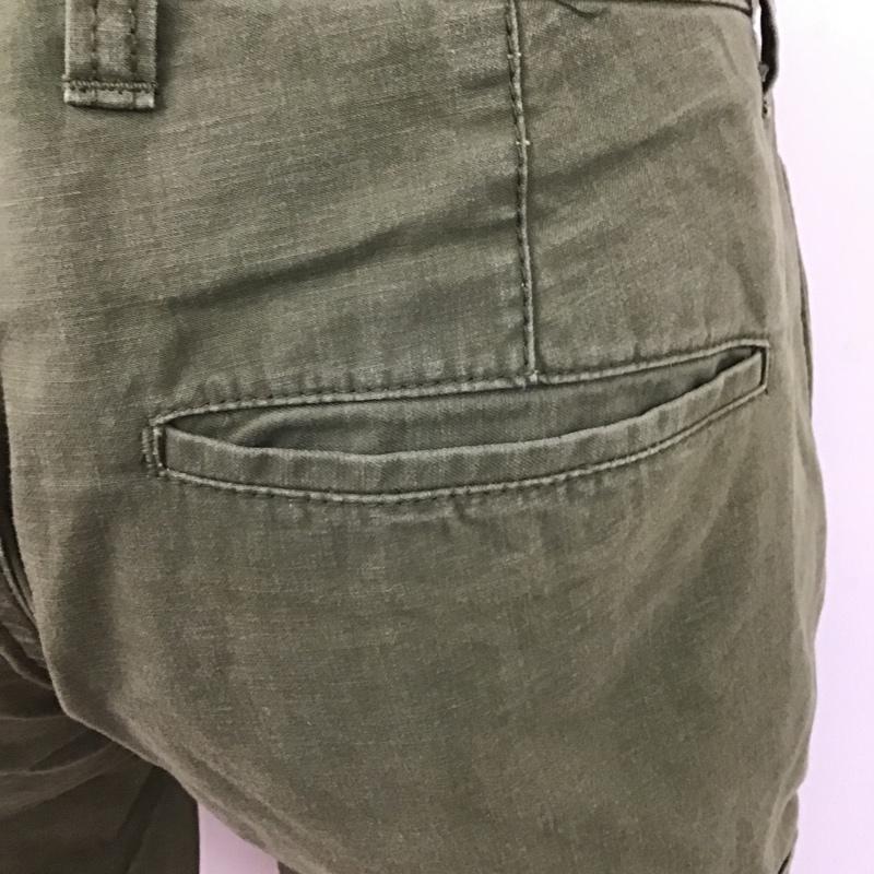 クオドロ quadro パンツ ショートパンツ ハーフパンツ ミリタリーパンツ ショートパンツ カジュアルパンツ 2 無地 カーキ / カーキ /  メンズ USED 古着 中古 10105604