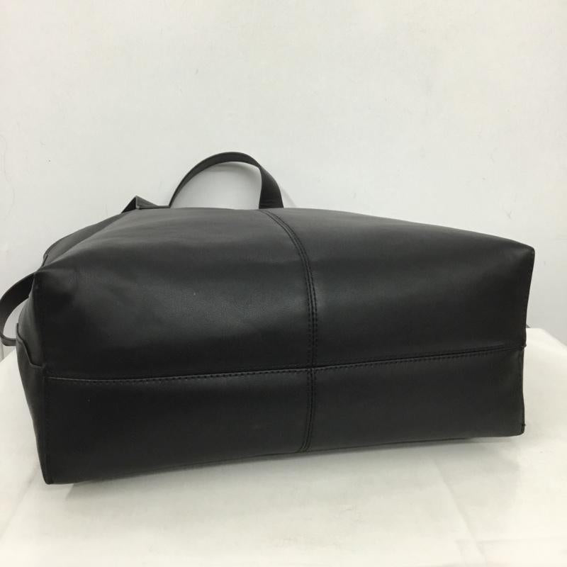 ザラ ZARA トートバッグ トートバッグ 3393 520 800 フェイクレザー 無地 黒 / ブラック /  メンズ USED 古着 中古 10145484