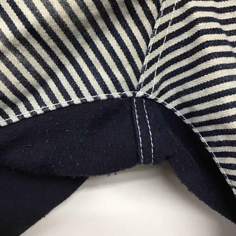 ジムマスター gym master パンツ ショートパンツ ショートパンツ ハーフパンツ カジュアルパンツ S ボーダー柄 白 / ホワイト / X 紺 / ネイビー /  メンズ USED 古着 中古 10142428