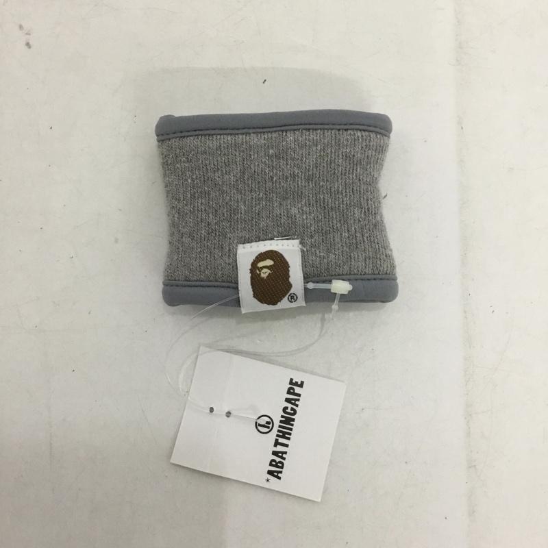 アベイシングエイプ A BATHING APE ファッション小物 ファッション小物 リストバンド ワンポイント 灰 / グレー /  メンズ USED 古着 中古 10139082