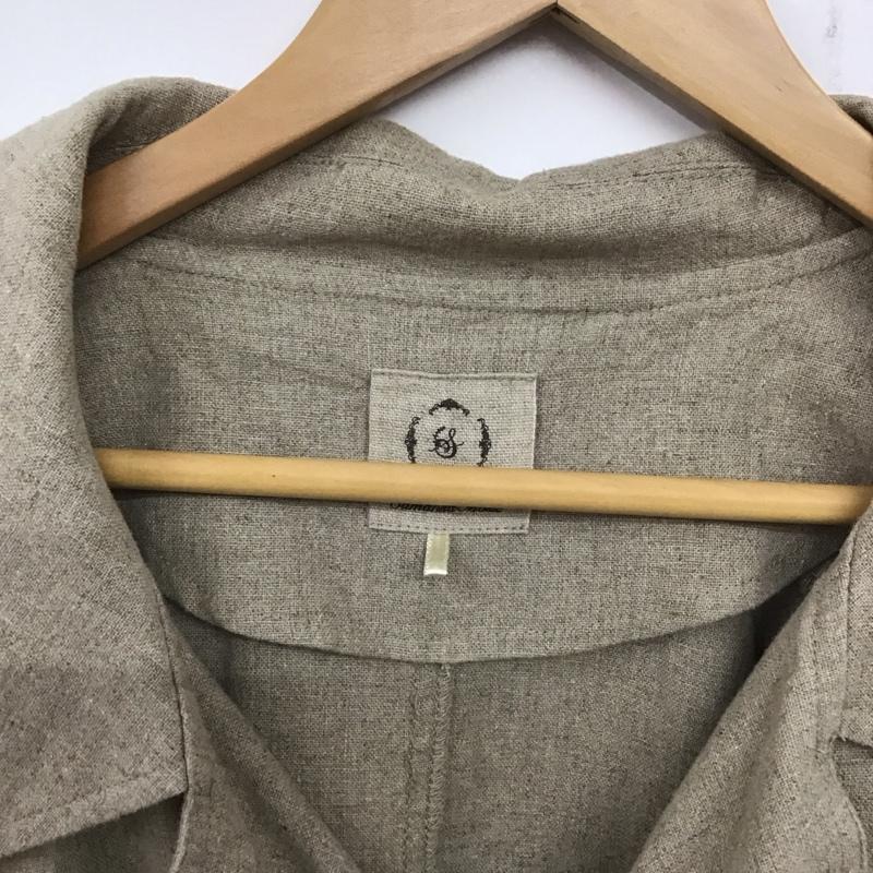 サマンサモスモス Samansa Mos2 ジャケット、上着 ジャケット、ブレザー 長袖ジャケット アウター 前ボタン カラージャケット FREE 無地 ベージュ / ベージュ /  レディース USED 古着 中古 10142074