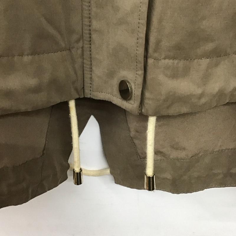 ザラ ZARA ジャケット、上着 ジャケット、ブレザー ジップアップパーカージャケット アウター M 無地 茶 / ブラウン /  レディース USED 古着 中古 10136786