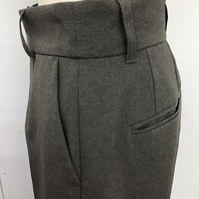 古着 USED パンツ スラックス AP250396AD センタープレス M 無地 ダークグレー / ダークグレー /  レディース USED 古着 中古 10122052