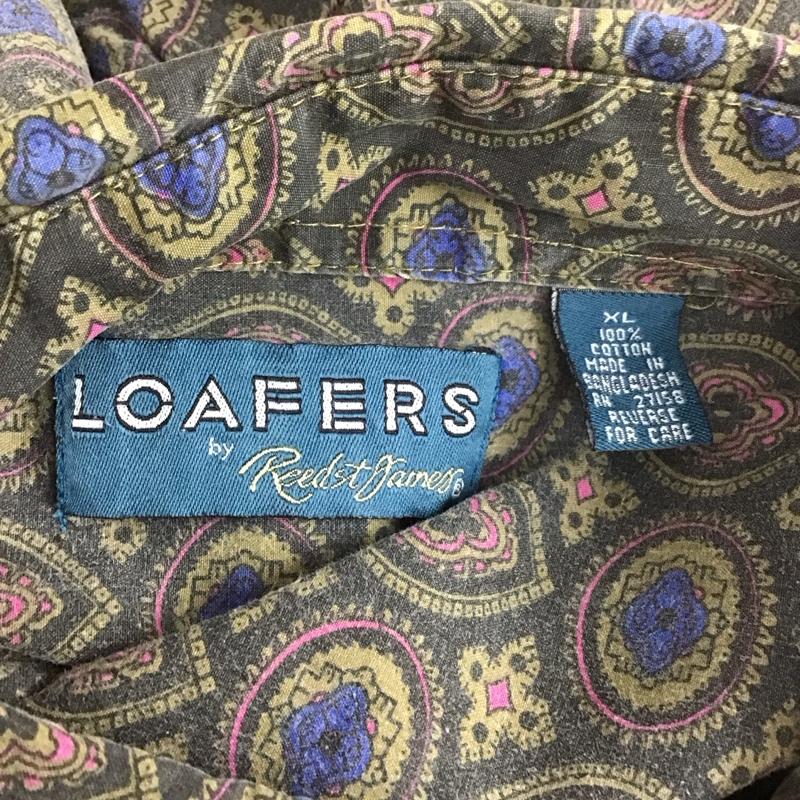 古着 USED シャツ、ブラウス 長袖 LOAFERS コットン 胸ポケット XL 総柄 マルチカラー / マルチカラー /  メンズ USED 古着 中古 10107663