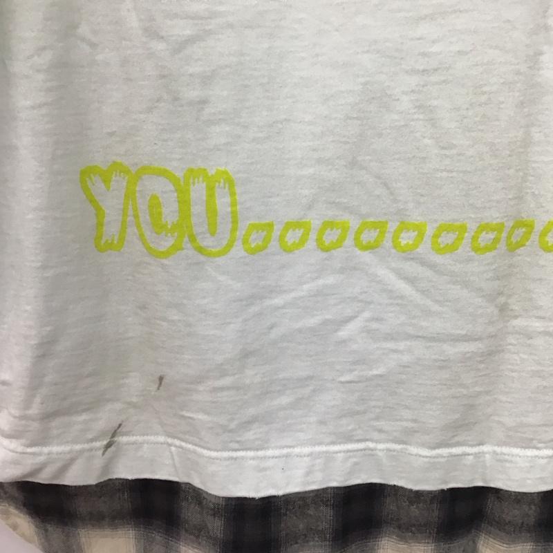 ミハラヤスヒロ MIHARAYASUHIRO Tシャツ 半袖 a10ts641 SHIRTLAYEREDTEE プリントTシャツ 46 プリント マルチカラー / マルチカラー /  メンズ USED 古着 中古 10146731