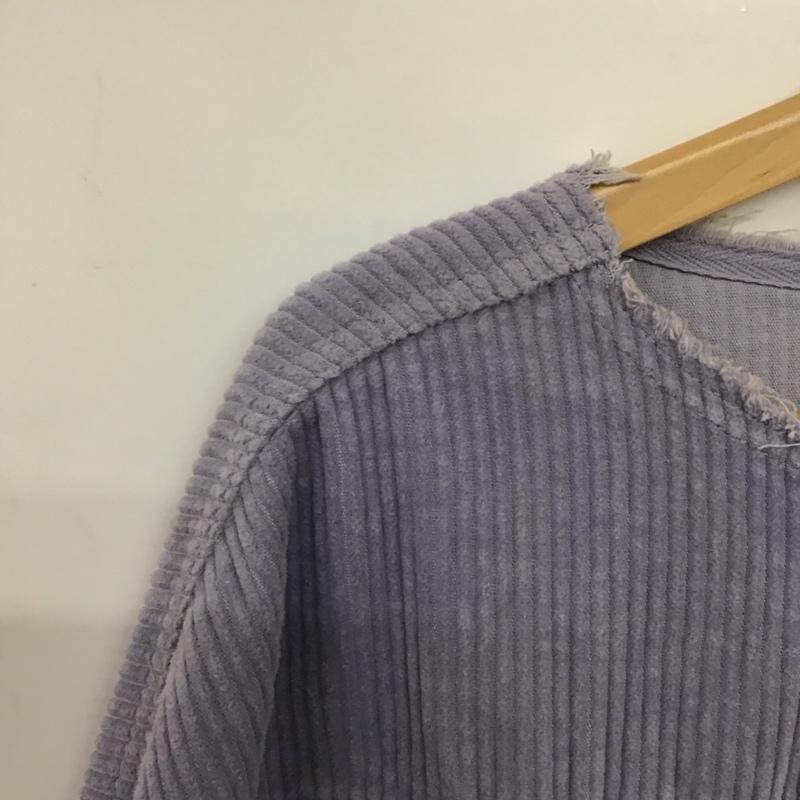 ニコアンド niko and... ジャケット、上着 ジャケット、ブレザー コーデュロイジャケット 無地 紫 / パープル /  レディース USED 古着 中古 10142762