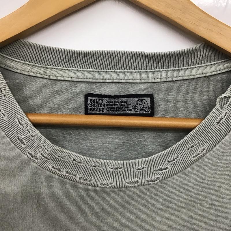 ガルフィー GALFY Tシャツ 長袖 XL キャラクター 灰 / グレー /  メンズ USED 古着 中古 10130892
