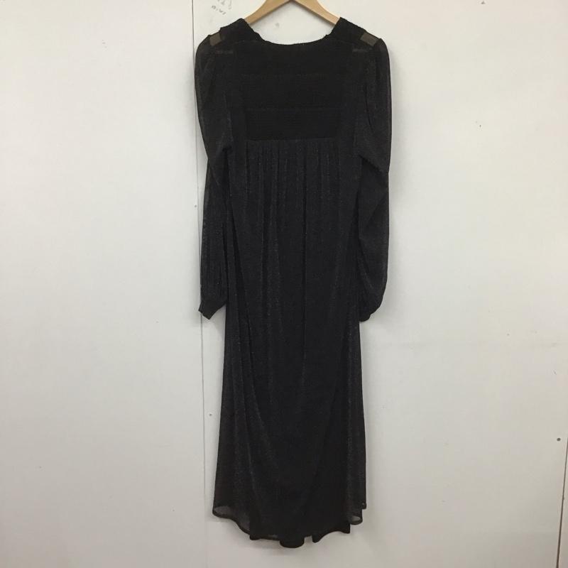 ザラ ZARA ワンピース ロングスカート S 無地 黒 / ブラック /  レディース USED 古着 中古 10124801