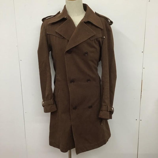 ニックアシュレイ NICKASHLEY コート トレンチコート 8EN03-729-59 L 無地 茶 / ブラウン /  メンズ USED 古着 中古 10111570