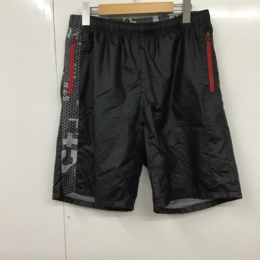リーボック Reebok パンツ ショートパンツ ショートパンツ ハーフパンツ カジュアルパンツ L プリント 黒 / ブラック /  メンズ USED 古着 中古 10130501