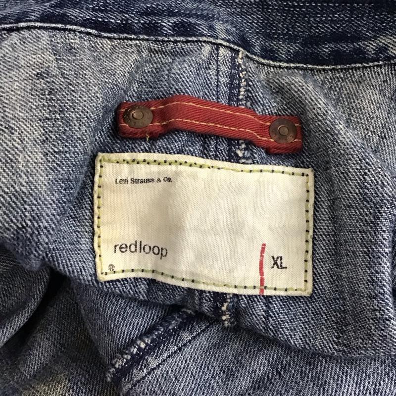 リーバイストラウスアンドコー Levi Strauss & co. ジャケット、上着 ジャケット、ブレザー デニムジャケット カラージャケット 長袖ジャケット ブルゾン XL 無地 インディゴ / インディゴ /  メンズ USED 古着 中古 10123830